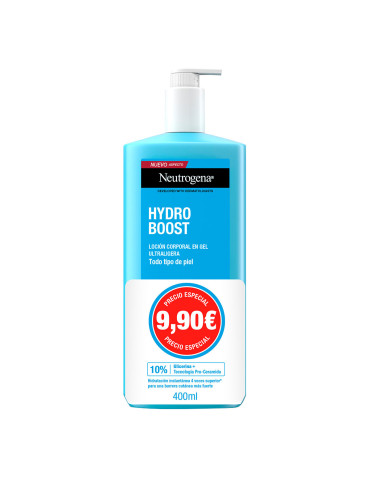 NEUTROGENA HYDRO BOOST LOCION CORPORAL HIDRATANTE GEL 1 ENVASE 400 ML PACK PROMOCIONAL