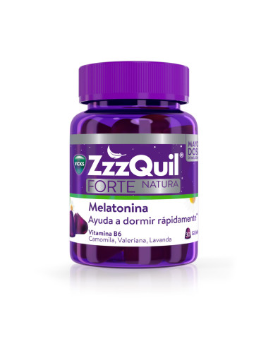 ZZZQUIL NATURA FORTE 30 GUMMIES SABOR FRUTOS DEL BOSQUE