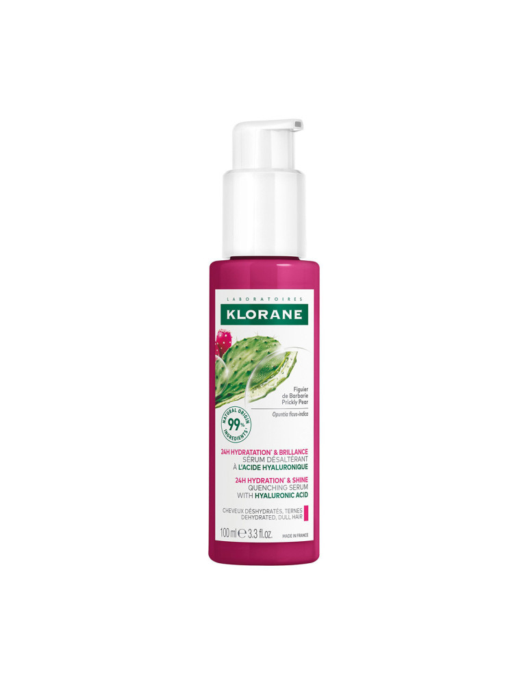 KLORANE SERUM ULTRA HIDRATANTE AL HIGO DE BARBARIA Y ACIDO HIALURONICO 1 ENVASE 100 ML