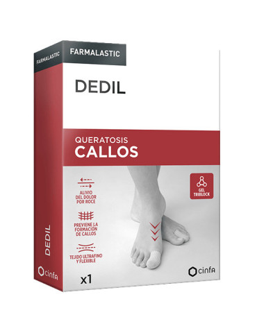 DEDIL CALLOS FARMALASTIC 1 UNIDAD TALLA MEDIANA