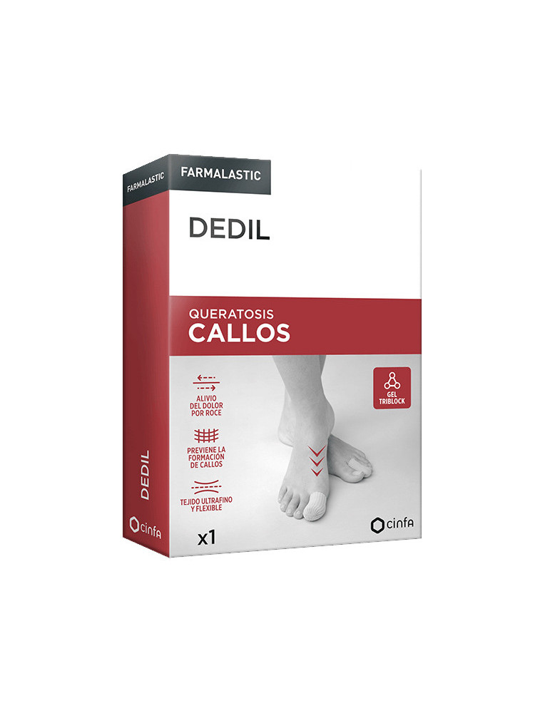 DEDIL CALLOS FARMALASTIC 1 UNIDAD TALLA MEDIANA