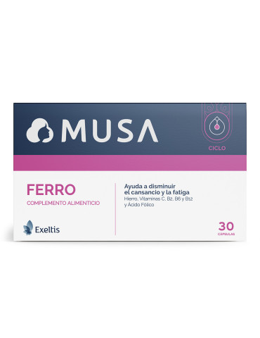 MUSA FERRO 30 CAPSULAS