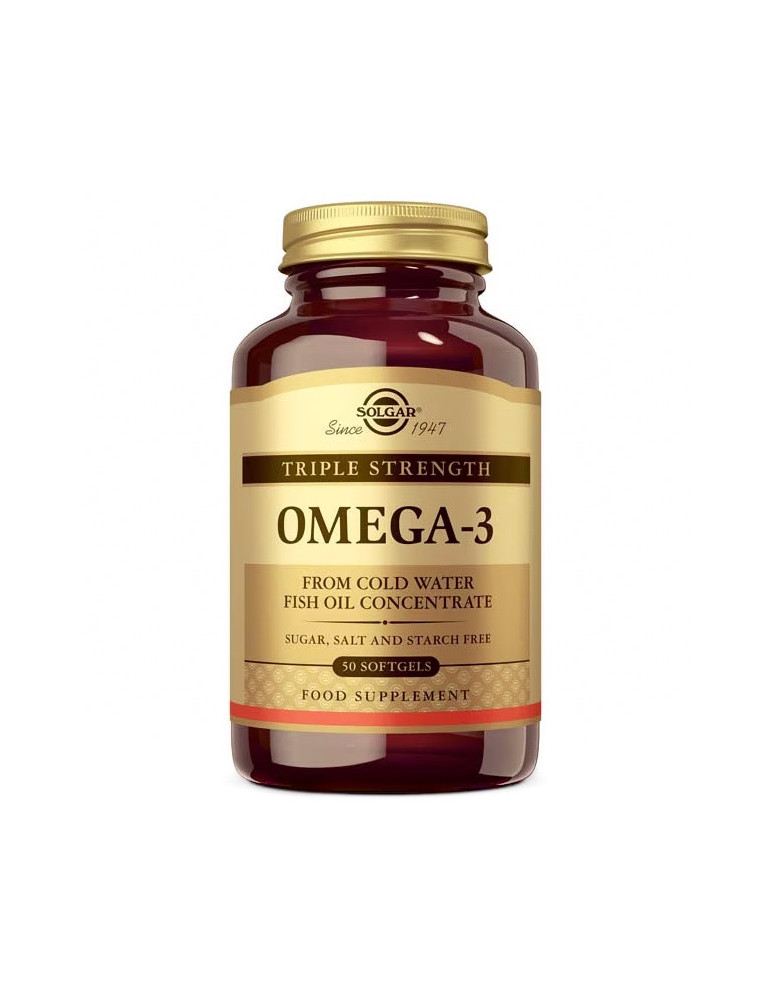 SOLGAR OMEGA 3 TRIPLE CONCENTRACION  50 CPS