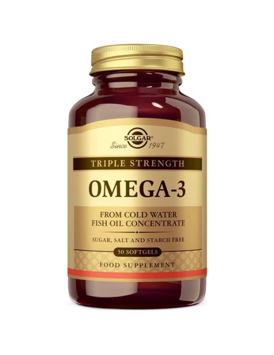 SOLGAR OMEGA 3 TRIPLE CONCENTRACION  50 CPS