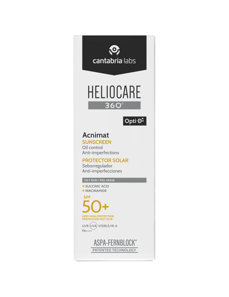 HELIOCARE 360º SPF 50+ ACNIMAT PROTECTOR SOLAR 1 ENVASE 50 ML