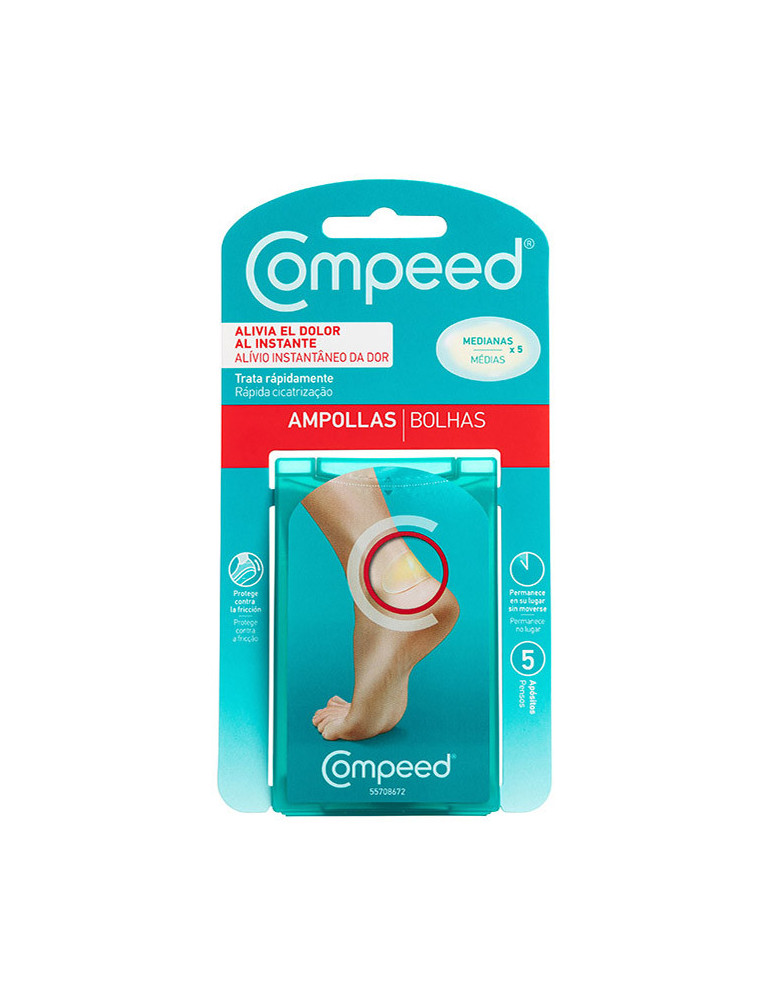 COMPEED APOSITOS AMPOLLAS MEDIANAS 5 UNI