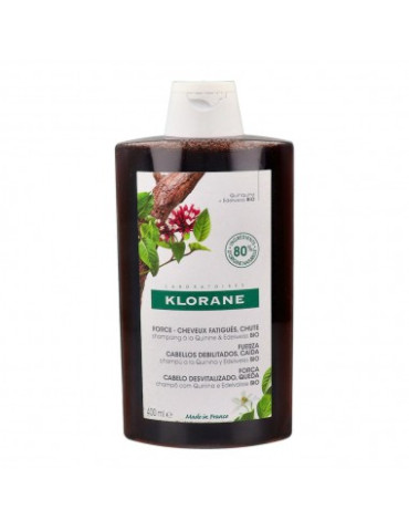 KLORANE CHAMPU QUININA ANTICAIDA 400 ML
