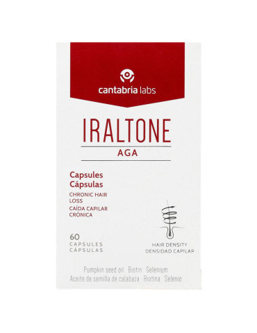 IRALTONE AGA 60 CAPSULAS + SHAMPOO GRATIS