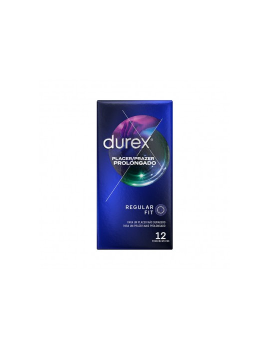 DUREX PRESERVATIVOS PERFORMA PLACER PROLONGADO EASY ON 12 U