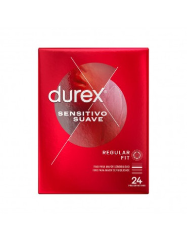 DUREX PRESERVATIVOS SENSITIVO SUAVE 12 U+D