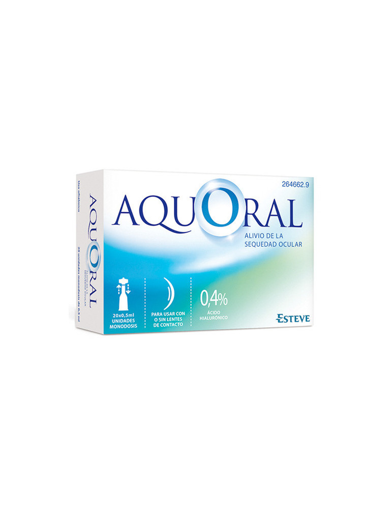 AQUORAL 0,4% 0,5 ML 20 MONOD