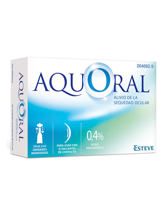 AQUORAL 0,4% 0,5 ML 20 MONOD