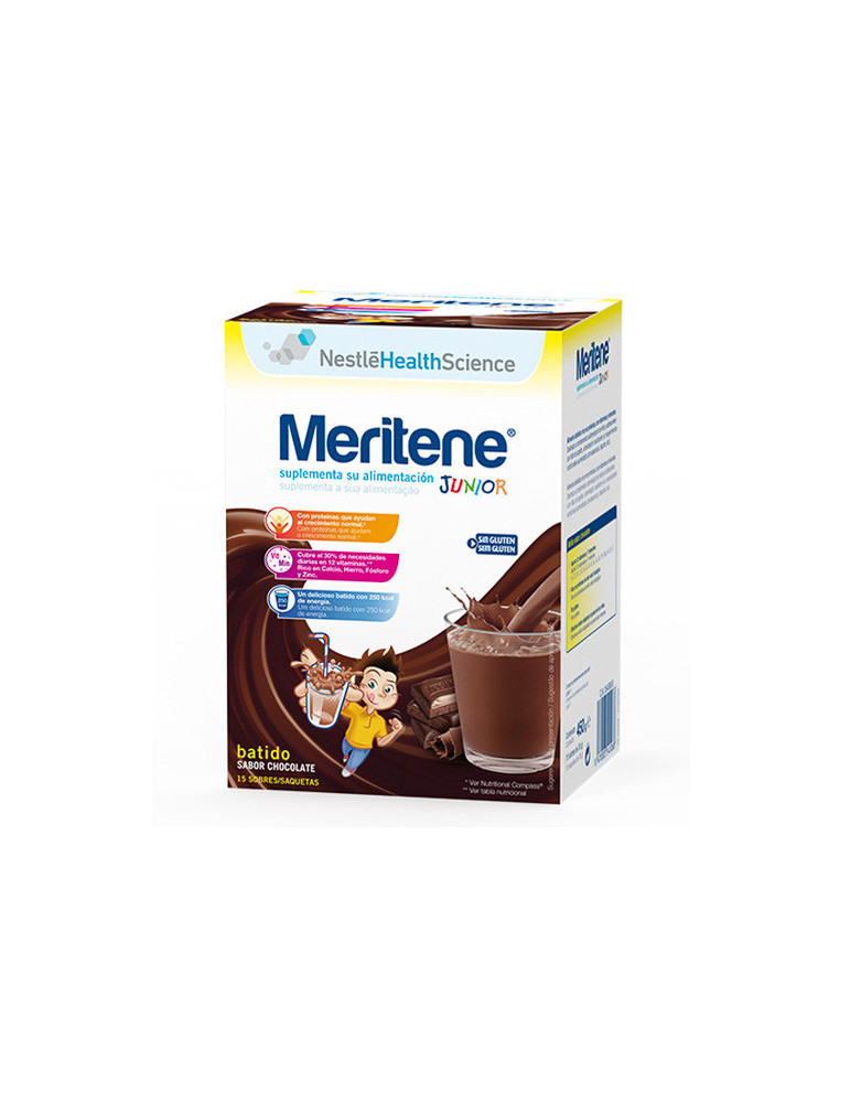 MERITENE JUNIOR CHOCOLATE 15 SOBRES