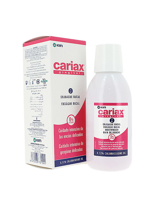 KIN CARIAX GINGIVAL COLUTOR 250 ML CLORHEX 0.12%