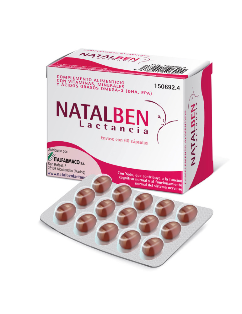 NATALBEN LACTANCIA 60 CAPS