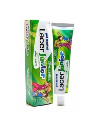 LACER GEL JUNIOR MENTA 75 ML 2