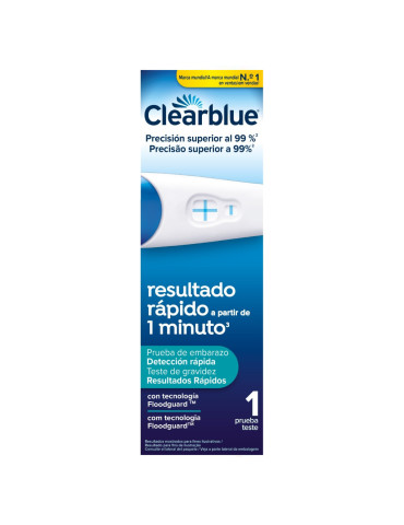 CLEARBLUE ANALOGICO TEST EMBAR RESULTADO RAP 1MIN 2