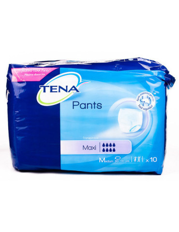 TENA PANTS MAXI MEDIANO 10 UN 2