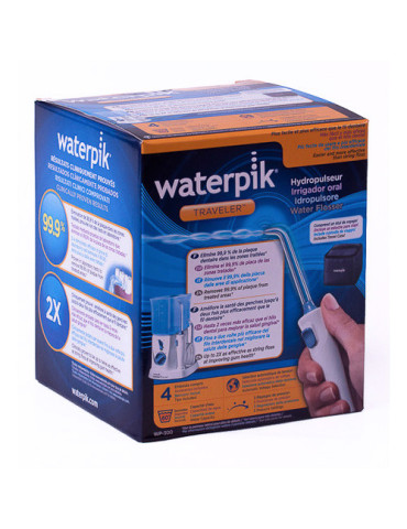 WATERPIK 300 IRRIGADOR TRAVELER/VIAJES CON ADAPTADOR BLANCO 2