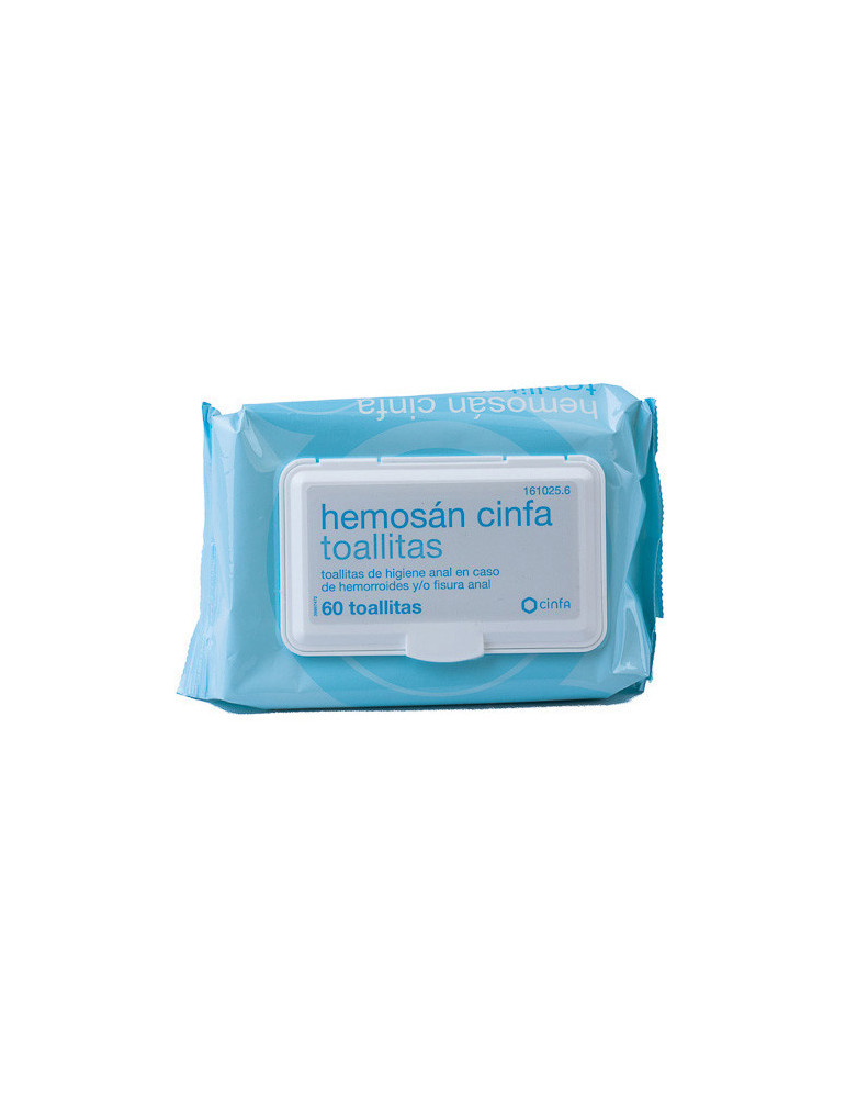 HEMOSAN CINFA TOALLITAS 60 TOALLITAS