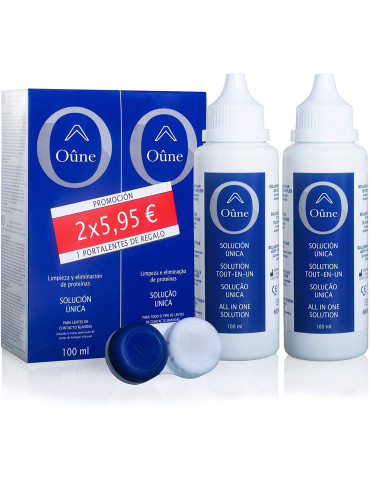 OUNE SOLUCION UNICA PACK DE VIAJE 2X100M 2