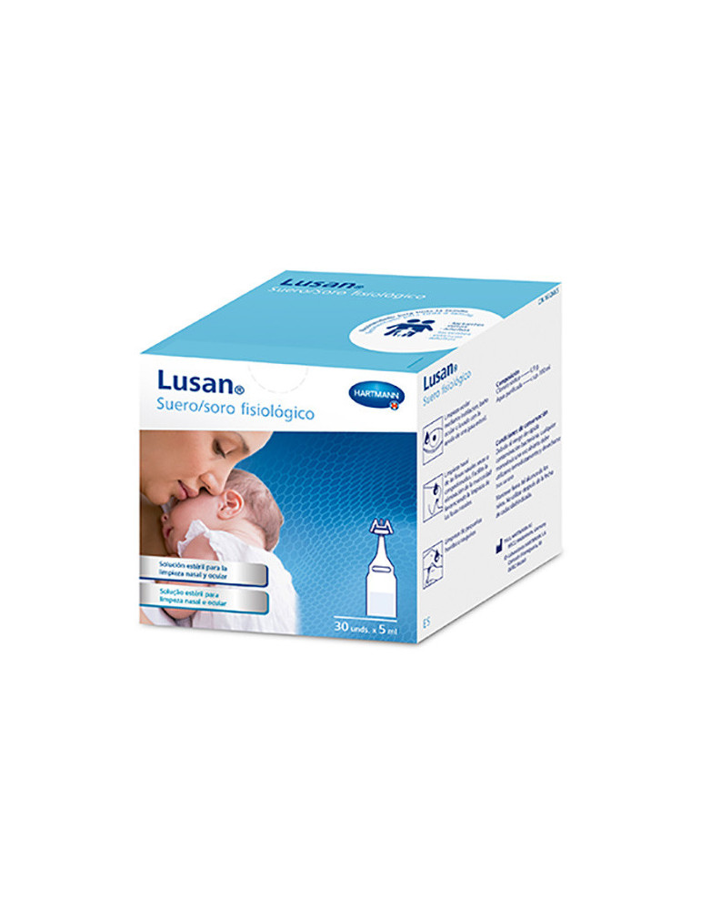 LUSAN SUERO FISIOLOGICO NASAL MONODOSIS 5 ML 30 U