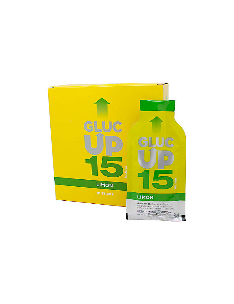 GLUC UP 15 FAES FARMA SABOR LIMON 20 STICKS