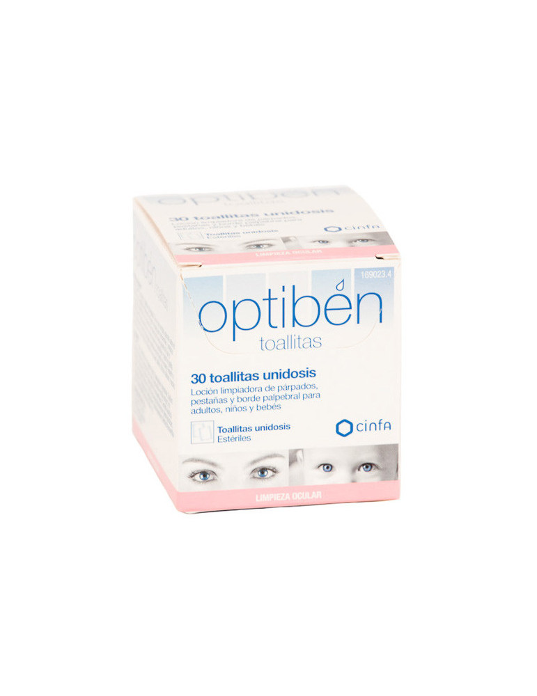 OPTIBEN TOALLITA CON LOCION LIMPIADORA HIGIENE 30 TOALLITAS