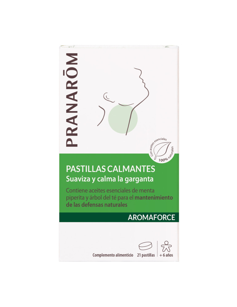 PRANAROM AROMAFORCE PASTILLAS GARGANTA 21 PASTILLAS(TOMILLO)