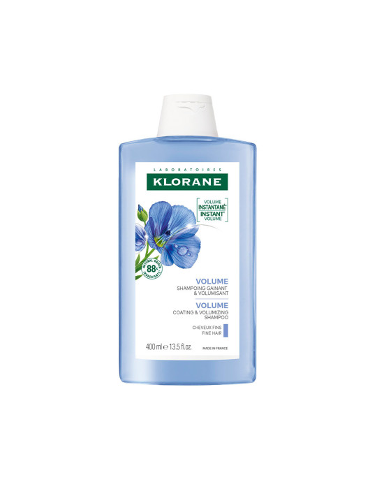 KLORANE CHAMPU A LAS FIBRAS DE LINO 400 ML