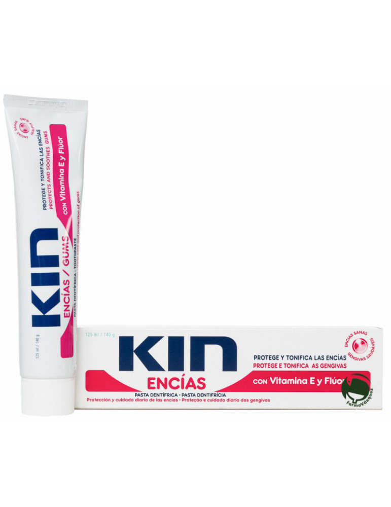 KIN PASTA DENTAL ENCIAS 125 ML CLORHEX 0.03 -VIT E -FLUOR