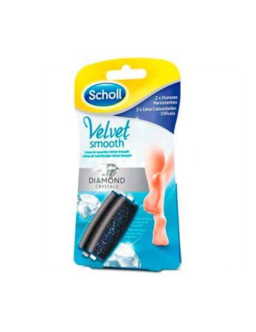 DR SCHOLL LIMA ELECTRONICA DUREZAS PERSISTENTES DIAMOND CRYSTALS 2 U RECAMBIO 2