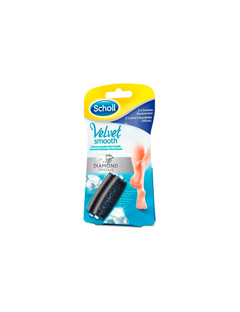 DR SCHOLL LIMA ELECTRONICA DUREZAS PERSISTENTES DIAMOND CRYSTALS 2 U RECAMBIO
