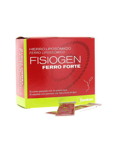 FISIOGEN FERRO FORTE SOBRES 30 SOBRES 2