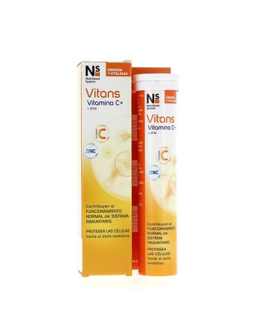NS VITANS VITAMINA C+ COMPRIMIDOS EFERVESCENTES 20 COMP 2