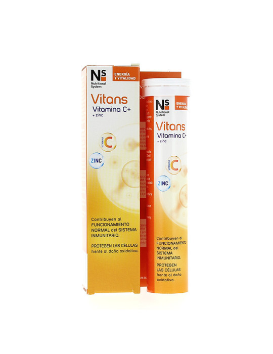 NS VITANS VITAMINA C+ COMPRIMIDOS EFERVESCENTES 20 COMP