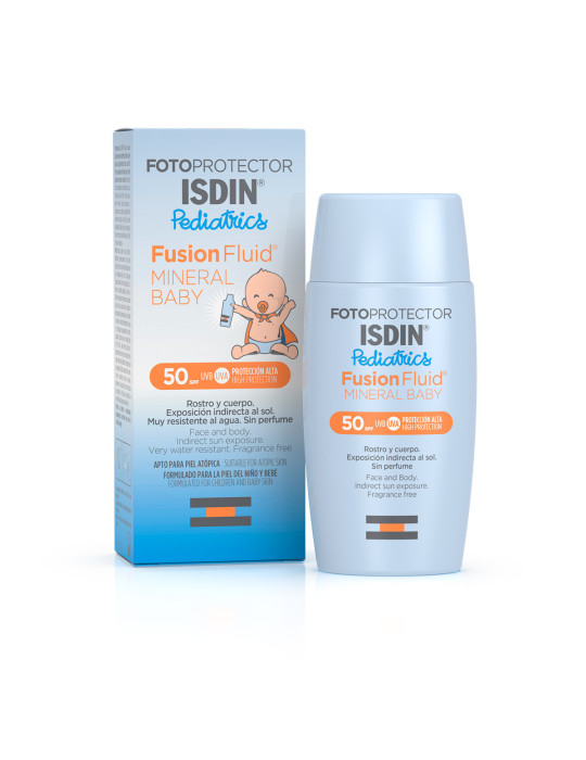 FOTOPROTECTOR ISDIN PEDIATRICS SPF-50+ FUSION FLUID MINERAL BABY 50 ML