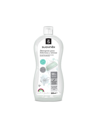 SUAVINEX DETERGENTE ESPECIFICO BIBERONES TETINAS 500 ML 2