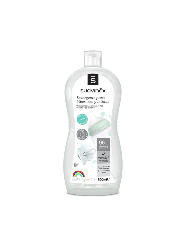 SUAVINEX DETERGENTE ESPECIFICO BIBERONES TETINAS 500 ML