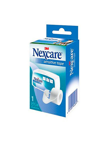 ESPARADRAPO HIPOALERGICO 3M NEXCARE PIEL SENSIBLE 1 UNIDAD 5 M X 2,5 CM N1530 2