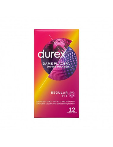 DUREX PRESERVATIVOS DAME PLACER 12 U 2