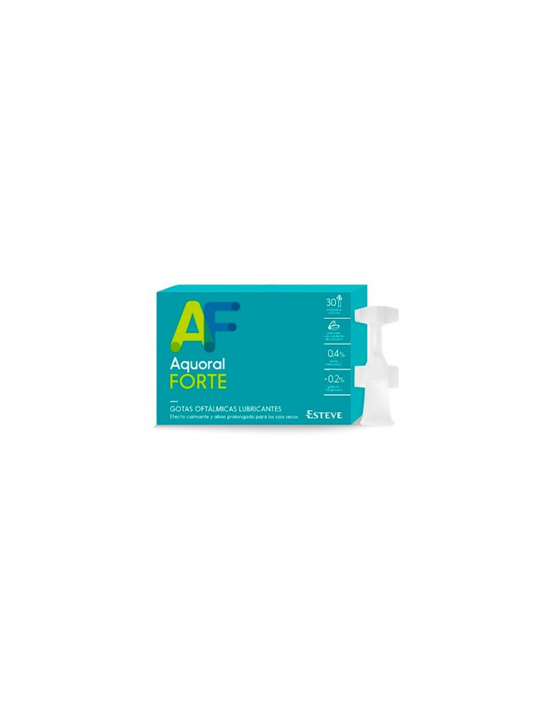 AQUORAL FORTE C/ A HIALURONICO 0.4% GOTAS OFTALM 0.5 ML 30 MONODOSIS
