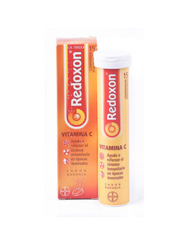 REDOXON VITAMINA C 1000 MG NARANJA EXTRA DEFENSAS 15 COMP EFERVESCENTES