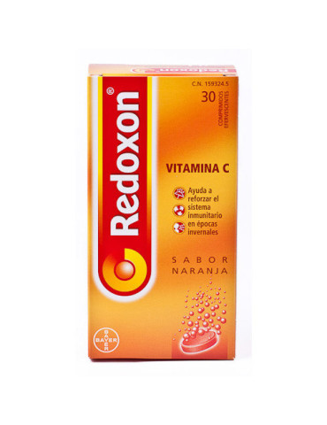 REDOXON VITAMINA C 1000 MG NARANJA EXTRA DEFENSAS 30 COMP EFERV
