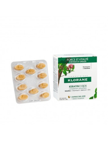 KLORANE TRIO KERATINCAPS 3 CAJAS 30 CAPSULAS 2