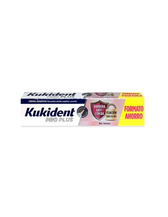 KUKIDENT PRO PLUS BARRERA ANTICOMIDA CREMA ADH SIN SABOR 57 G