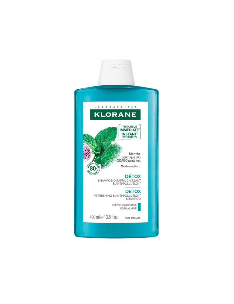 KLORANE CHAMPU A LA MENTA BIO 1 ENVASE 400 ML