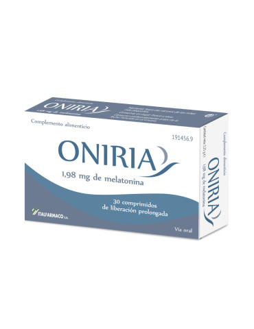 ONIRIA 30 COMPRIMIDOS RECUBIERTOS 2