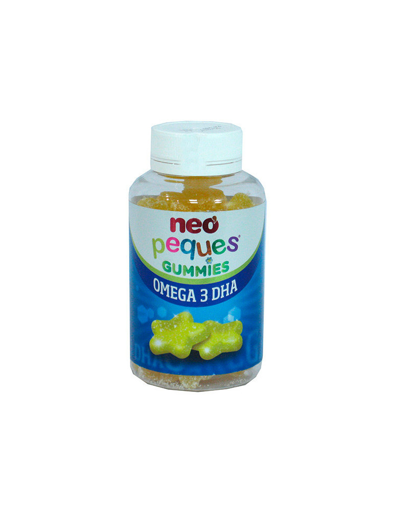 NEO PEQUES GUMMIES OMEGA-3 DHA 30 CARAMELOS MASTICABLES SABOR LIMON