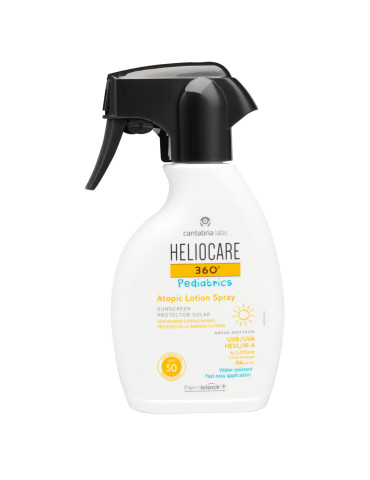 HELIOCARE 360º SPF 50+ PEDIATRICS ATOPIC LOTION SPRAY PISTOLA 250 ML 2